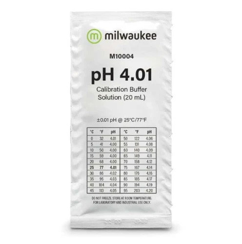 Milwaukee - pH4-Kalibrierflüssigkeit 20 ml Growshop -sklep ogrodniczy we Wrocławiu, Warszawie i Poznaniu