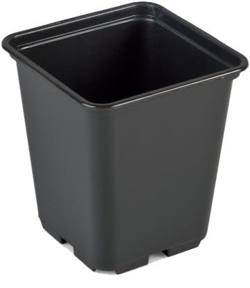 Quadratischer Blumentopf 3,6L (15cm x 15cm x 20cm) Growshop -sklep ogrodniczy we Wrocławiu, Warszawie i Poznaniu