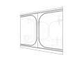 Growbox Dark Room 240 R3.00 (240x240xh200cm)  Growshop -sklep ogrodniczy we Wrocławiu, Warszawie i Poznaniu