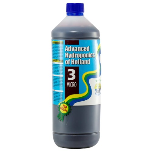 Advanced Hydroponics of Holland – Dutch Formula 3 Micro 1L Growshop -sklep ogrodniczy we Wrocławiu, Warszawie i Poznaniu