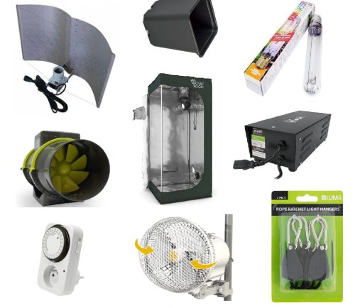 Wirtschaftliches Growbox-Set 120x120x200cm (12 Pflanzen / HPS 600W) Growshop -sklep ogrodniczy we Wrocławiu, Warszawie i Poznaniu
