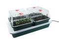 Gewächshaus 38,5x24x H15,5cm, 4 Gewächshäuser + beheiztes Tablett  Growshop -sklep ogrodniczy we Wrocławiu, Warszawie i Poznaniu