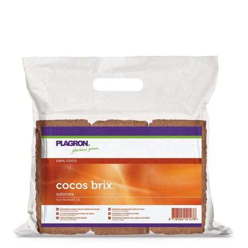 Plagron Cocos Brix 7L – gepresstes Kokossubstrat Growshop -sklep ogrodniczy we Wrocławiu, Warszawie i Poznaniu