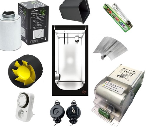 Wirtschaftliches Growbox-Set 60x60x160cm (4 Pflanzen / HPS 150W) Growshop -sklep ogrodniczy we Wrocławiu, Warszawie i Poznaniu