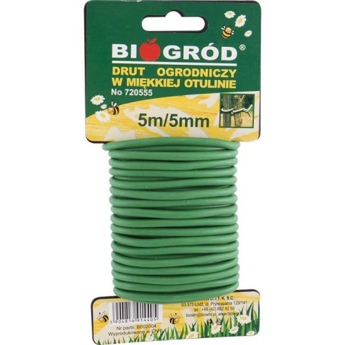 Weich beschichteter Gartendraht 5 m / 5 mm Growshop -sklep ogrodniczy we Wrocławiu, Warszawie i Poznaniu