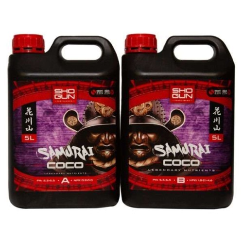 SHOGUN SAMURAI COCO 5L – KOKOSNUSS-SPÜLUNG (A&B) Growshop -sklep ogrodniczy we Wrocławiu, Warszawie i Poznaniu