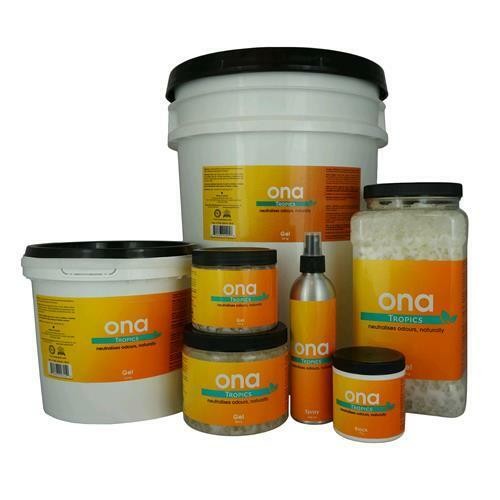 ONA Tropics 3,8L (Eimer) – geruchsneutralisierendes Gel Growshop -sklep ogrodniczy we Wrocławiu, Warszawie i Poznaniu