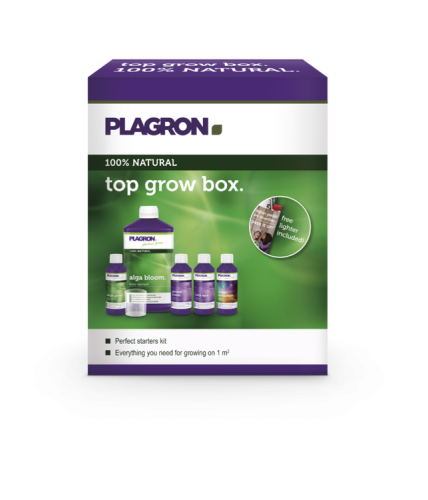 Plagron Top Grow Box 100 % Alge – Düngerset für 1 m2 Growshop -sklep ogrodniczy we Wrocławiu, Warszawie i Poznaniu