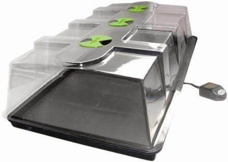X-STREAM-Gewächshaus 112x62xH38cm, Thermostat + beheiztes Tablett Growshop -sklep ogrodniczy we Wrocławiu, Warszawie i Poznaniu