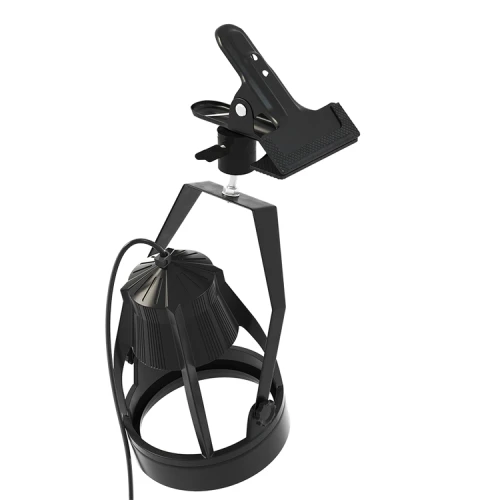 VERTICANA® Cliphalter | SCHWARZ | Aufsteckhalterung mit 2 m Kabel und Schalter Growshop -sklep ogrodniczy we Wrocławiu, Warszawie i Poznaniu