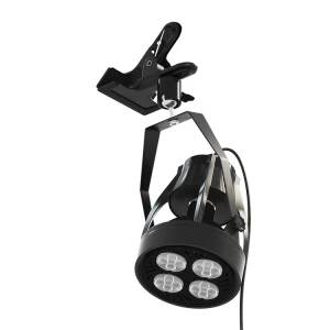 VERTICANA® Set LED-Leuchtmittel + Cliphalter | SCHWARZ | 25°-Objektiv