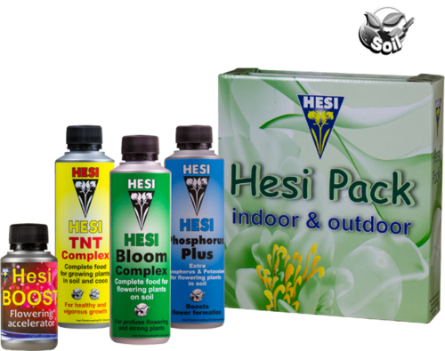 Mini-Set von Hesi Düngemitteln für Erde Growshop -sklep ogrodniczy we Wrocławiu, Warszawie i Poznaniu