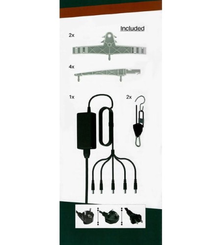 Zasilacz do LED Cosmorrow 3x20W - na aLED-Netzteil für Cosmorrow 3x20W - für drei Lampentrzy lampy (1) Growshop -sklep ogrodniczy we Wrocławiu, Warszawie i Poznaniu