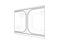 Growbox Dark Room 240W R3.00 (240x120xh200cm)  Growshop -sklep ogrodniczy we Wrocławiu, Warszawie i Poznaniu