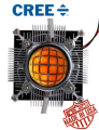 Nackte COB-LED-Lampe 60 W, 3000 K, CREE X-TE  Growshop -sklep ogrodniczy we Wrocławiu, Warszawie i Poznaniu